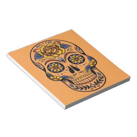 メキシコスカルの死者の日 ノートパッド (アングル)