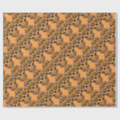 メキシコスカルの死者の日 ラッピングペーパー (フラット)