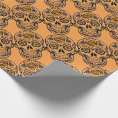 メキシコスカルの死者の日 ラッピングペーパー (角)