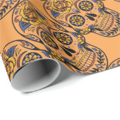 メキシコスカルの死者の日 ラッピングペーパー (ロールコーナー)