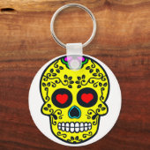 メキシコスカルキーチェーン キーホルダー (正面)
