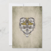 メキシコスカルハローウィンパーティ 招待状 (裏面)