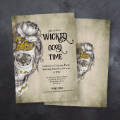 メキシコスカルパープルハローウィンパーティ 招待状