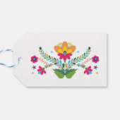 メキシコスカルフローラフィエスタパーティー好意ラベル ギフトタグ (裏面横)