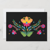 メキシコスカルフローラフェスタ誕生日招待状 招待状 (裏面)