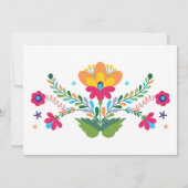 メキシコスカルフローラフェスタ誕生日招待状 招待状 (裏面)