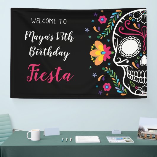 メキシコスカルフローラフェスタ誕生日 横断幕 (トレードショー)