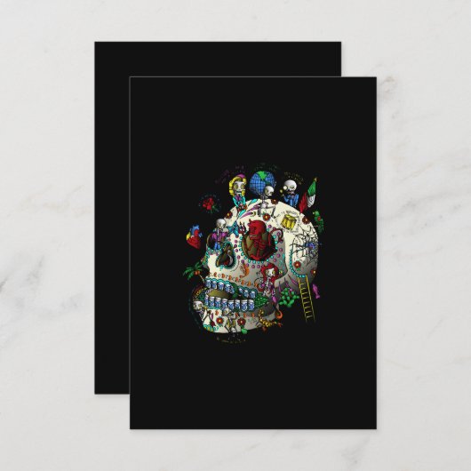 メキシコスカル宝 招待状 (正面/裏面)