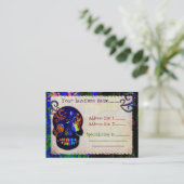 メキシコスカル3Dフェスティバルカスタムタトゥー 名刺 (スタンド正面)