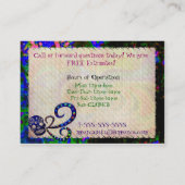 メキシコスカル3Dフェスティバルカスタムタトゥー 名刺 (裏面)