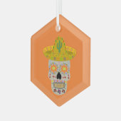 メキシコスカル ガラスオーナメント (正面左)