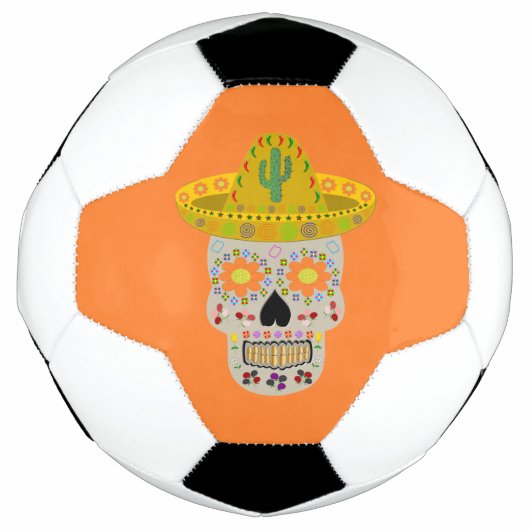 メキシコスカル サッカーボール (正面)