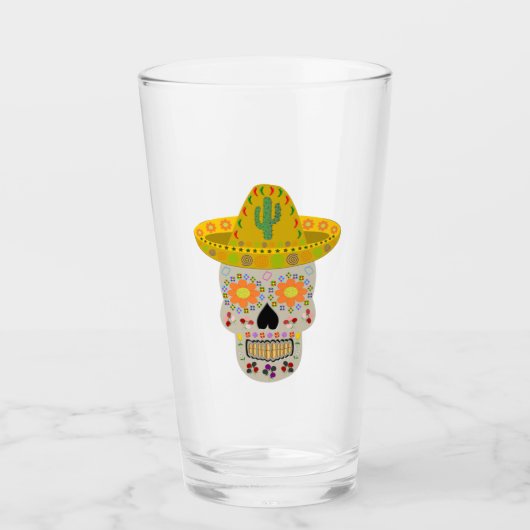 メキシコスカル タンブラーグラス (正面)