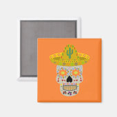 メキシコスカル マグネット (正面/裏面)