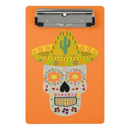 メキシコスカル ミニクリップボード (正面)