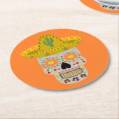 メキシコスカル ラウンドペーパーコースター (アングル)