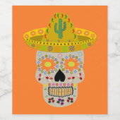 メキシコスカル ワインラベル (シングルラベル)