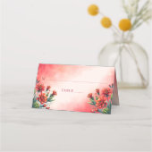 メキシコスタイルキンセアニラパーソナライズされた プレイスカード (正面)