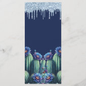 メキシコスタイルキンセアニラ王室のブルー メニュー (裏面)