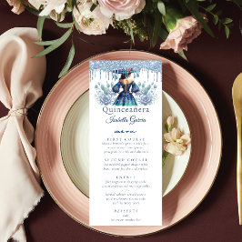 メキシコスタイルキンセアニラ王室のブルー メニュー