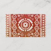 メキシコスタイルギフト登録証 名刺 (裏面)