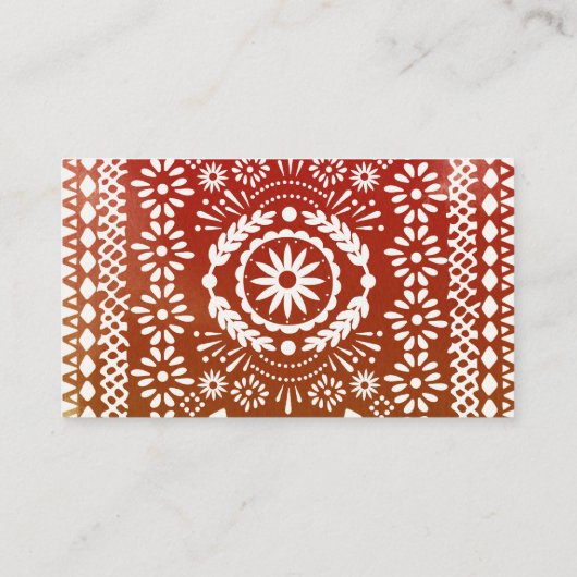 メキシコスタイルギフト登録証 名刺 (裏面)