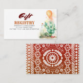 メキシコスタイルギフト登録証 名刺 (正面/裏面)