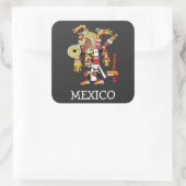 メキシコステッカー スクエアシール (バッグ)