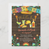 メキシコストックザバーフィエスタ婚約パーティ 招待状 (正面)