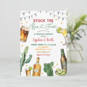 メキシコストックバーフィエスタカップルシャワーパーティー 招待状 (スタンド正面)