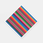 メキシコストライプのンサラプナプキン スタンダードランチョンナプキン (角)