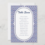 メキシコスペインのの結婚テーブル番号 招待状 (正面)