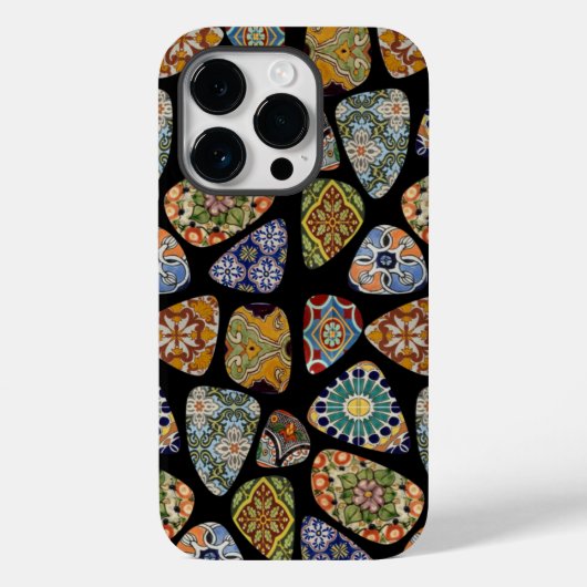メキシコスペインのンタイルモザイク Case-Mate iPhoneケース (裏面)