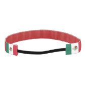 メキシコスリップまたは滑ること国旗を持つノーヘッドバンド アスレチックヘッドバンド (裏面)