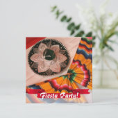 メキシコソンブレロフィエスタパーティの招待状 招待状 (スタンド正面)