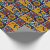 メキシコタイルの包装紙 ラッピングペーパー (角)