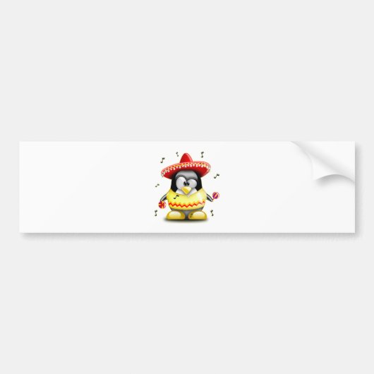 メキシコタキシード バンパーステッカー (正面)