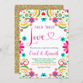 メキシコタコブットラブカップルシャワー招待状 招待状