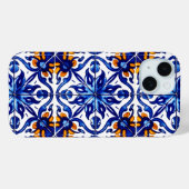 メキシコタラベラテラコッタタイルデザインNo. 8 Case-Mate iPhoneケース (裏面 (横))