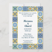 メキシコタラベラデザイン結婚式招待状 招待状 (正面)