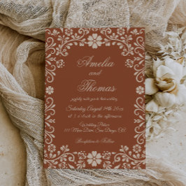 メキシコタラベラフローラ結婚式招待状 招待状