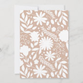 メキシコタラベラボホバロブライダルシャワー 招待状 (裏面)