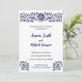 メキシコタラベラ結婚式招待状 案内状 (スタンド正面)