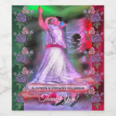 メキシコダンサーありがとう0175 ワインラベル (シングルラベル)