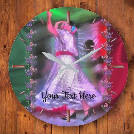 メキシコダンサー0175大時計 ラージ壁時計