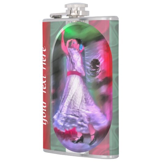 メキシコダンサー0175 フラスク (左)