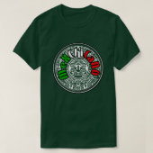 メキシコチカーノ アステカ Tシャツ (デザイン正面)