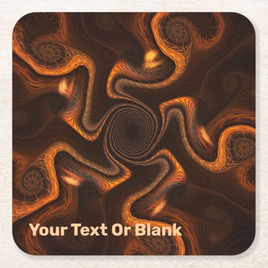 メキシコチョコ スクエアペーパーコースター (正面)