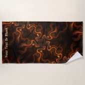 メキシコチョコ ビーチタオル (正面)