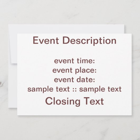 メキシコチョコ 招待状 (裏面)